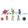 PJ Masks Nighttime Heroes Figure Set - 6 Action Figures
