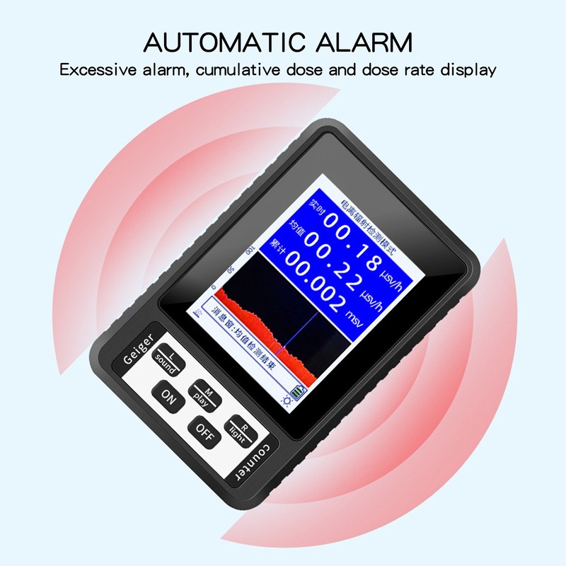 Geiger Counter Nuclear Radiation Detector Portable Handheld Beta Gamma X