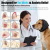 JOLNNKHF Dog Ear Muffs, Waterproof Calming Hoodie, Anti-Anxiety Ear Covers