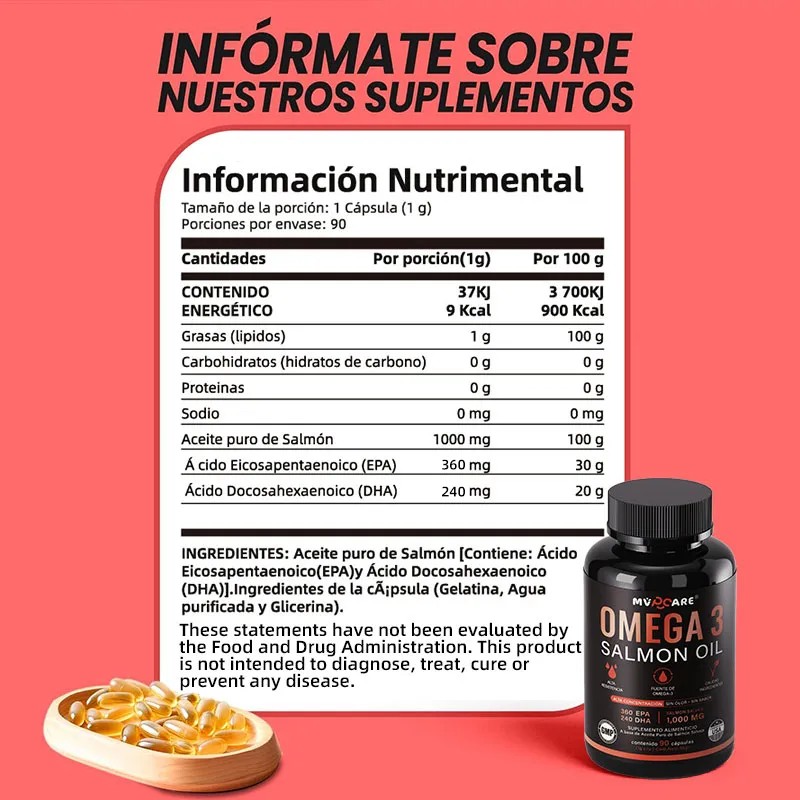 Natural Ultimate Omega 3 90 Capsulas Nordic 1000mg Mvpcare Sin