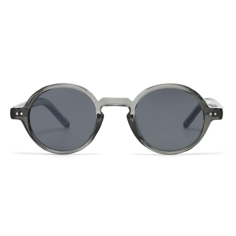 H HELMUT JUST Round Retro Sunglasses for Men and Women