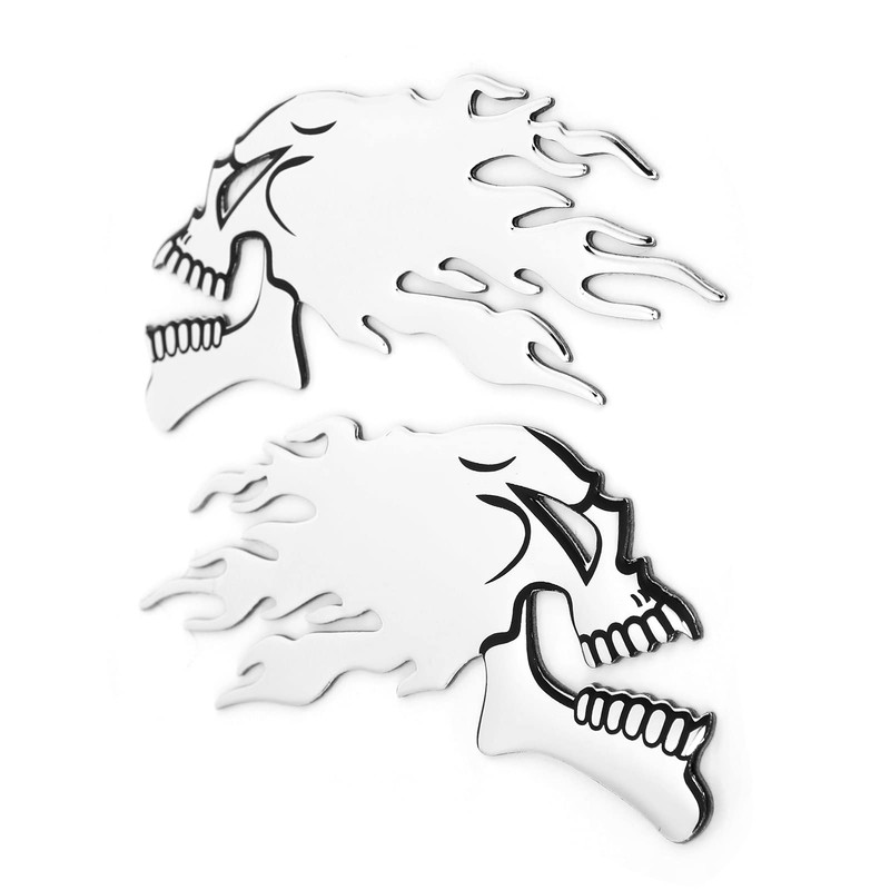 Universal Motorcycle Fuel Tank 3D Sticker, 2 Pieces Tank Sticker,