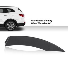 G-PLUS Rear Fender Molding Wheel Flare Garnish Left Drive Side Compatible with 2013-2018 Santa Fe Sport 2.0L & 2.4L 877414Z000
