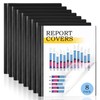 8 Pack Report Covers, COIDEA Report Covers with 3-Prong Fasteners,