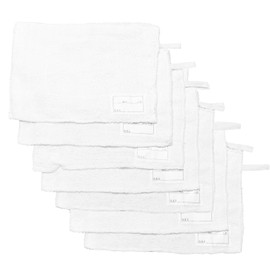 School Zookin, Commercial Use, 7 Pieces, B Item, Towel, Water Absorbent, Sewing Poor Sewing, Thread Removal, Colored Thread Blend, Dirt, Waste, Back to School, White, School Rag