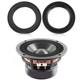 EIMSOAH Speaker Rubber Edges Black Ideal Replacement for Subwoofer Foam Edges Repair Part with Manual Measurement (4")