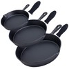 Bruntmor Pre-seasoned 6 Inch Black Cast Iron Nonstick Frying Pan