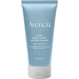 ARENCIA Limpiador De Torta De Arroz Con Hisopo Y Control De Sebo, 157 G, Limpiador Facial Con Aceite De Árbol De Té Aha Para Piel Mixta Grasa