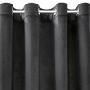 Eurofirany Melanie Velvet Curtain with Eyelets 1 Piece Soft Elegant