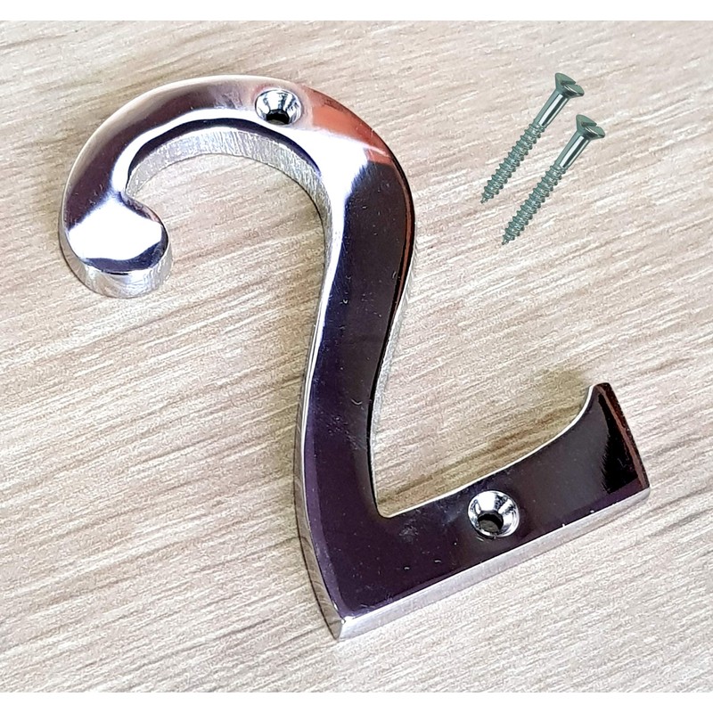 ESPLANADE 4" Brass House Number Plaque