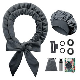 Gwabee- Diadema Rizadora de Pelo sin Calor para Uso Nocturno, Cinta Suave para Rizos de 70" para Cabello Largo - 9 Unidades