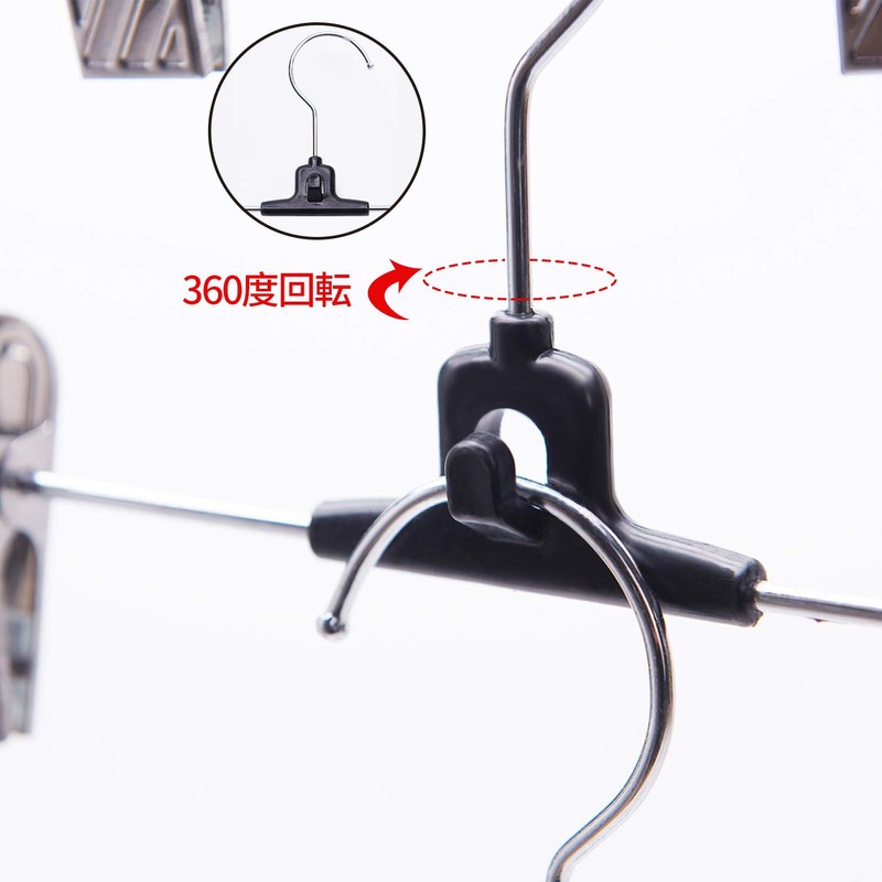 VEHE Pants Hangers Multilayer Stackable Slack Hangers Skirt Hangers with