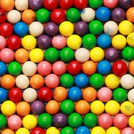 Gumballs for Gumball Machine – Mixed Fruit Flavored Chewing Gum 15 OZ, 0.86” Gumballs – Nostalgic Bubble Gum for Party Favors, Easter Baskets, Candy Bar & Sweet Treats