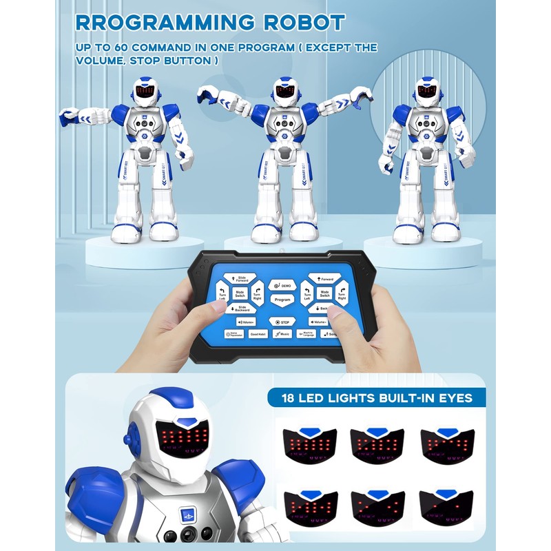 SONOMO Toys for 6-9 Year Old Boys, Girls RC Robot