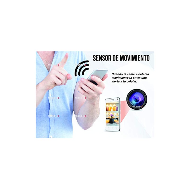 Mini Camara Espia WiFi Inalambrica Flexor, Camara de Vigilancia Oculta