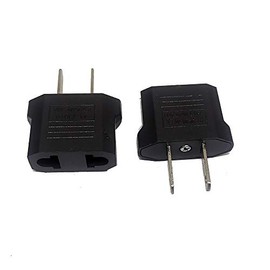 OTOOLWORLD Europe EU to USA US CA Canada Travel Adapter Plug Converter (2 Pack)