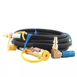Torjik Blackstone® 17"/22" Griddle Compatible RV Quick-Connect Kit - 12' M/F QC Hose