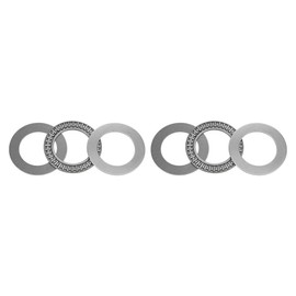 sourcing map AXK3047 Thrust Needle Roller Bearings with Washers 30mm Bore 47mm OD 2mm Width 2pcs