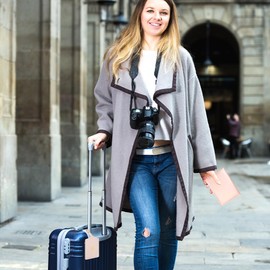 2 Pieces Passport Holder and 2 Pieces Luggage Tag Sets, Mr and Mrs Passport Holder Set for Travel Leather Passport Wallet Cover Documents Organizer with Suitcase Tags for Women Men Couples Gifts, Pink