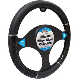 Streetwize SWWG2 Metallic Effect Wheel Glove, 37 - 39 cm, Black/ Grey