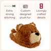 Everberry Fuzzy Bear Slippers for Women and Men - Fluffy