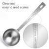 Flezoo 4Pcs Coffee Scoop Spoon - 1 Tablespoon 15ML Stainless