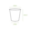 BIOZOYG 50 x Ice Cream Cups Cardboard 150 ml White