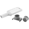 ZWILLING Z-Cut Multi-function Grater, Stainless Steel, 4 Interchangeable Blade Inserts,