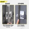 Broom Holder Wall Mounted, 4-Pack – Stainless Steel Mop and