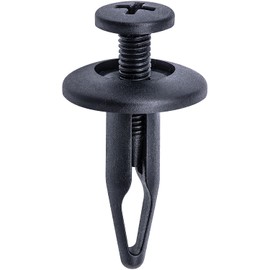 Rexka 20pcs Radiator Shroud & Trim Retainer Push-Type Clips Rivet Compatible with GM 20664092 Ford N804570S