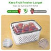5-Piece Leakproof Fruit and Vegetable Storage Containers Set