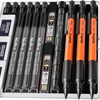 Nicpro 3 PCS 1.3 mm Orange Mechanical Pencils Set with