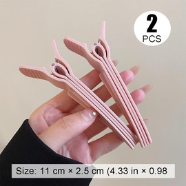 Ouliget Hair Volume Clip for Fluffy Hairstyles,Root Booster Clips for Instant Hair Volume High Crown Look,No-Crease Hairs Volumizing Clip Comb,DIY Hair Styling Tool for Men & Women (Pink)
