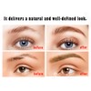 5 Colors Hair-like Strokes Eyebrow Pen, Mimics Natural Eyebrow Liquid
