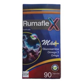 Rumaflex Fortificado 90 Cápsulas Suplemento Glucosamina Paraiso Natural Articulaciones