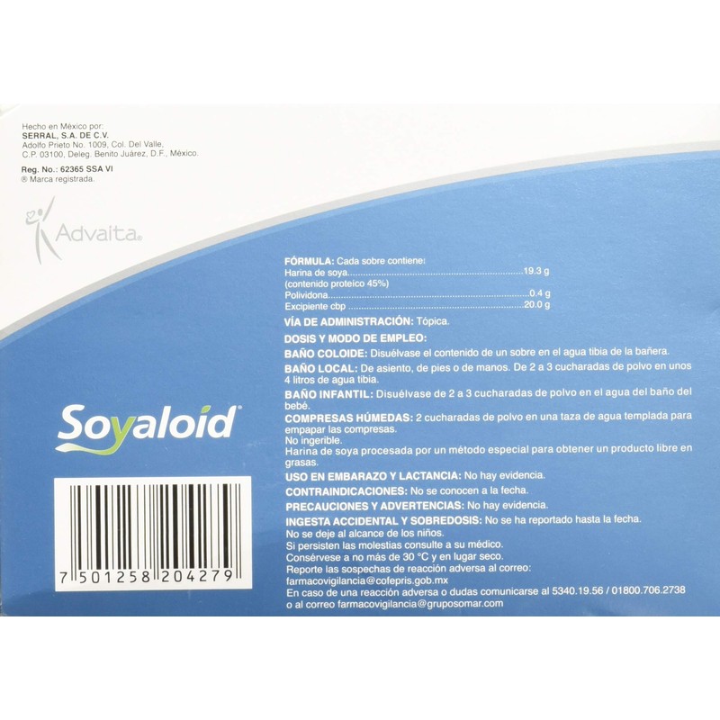 Soyaloid Antipruriginosos, 10 Sobres