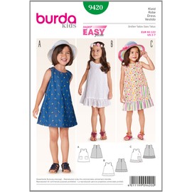 Burda Schnittmuster Kleid 9420