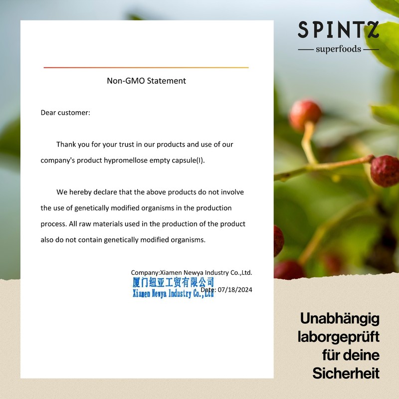 SPINTZ Vegan HPMC Empty Capsules Size 00 (Pack of 250)