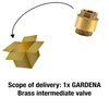 Gardena 7232 Intermediate Valve Brass 42 mm (1 1/4) –