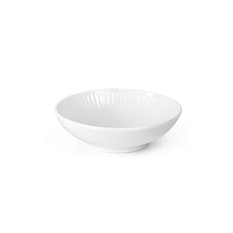 Royal Copenhagen 1064790 White Fluted Bowl, Small Plate, 3.4 fl