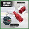Motoforti 2pcs XL Size Universal Car Turbo Sound Exhaust Muffler