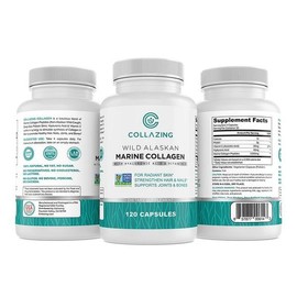 Collazing Wild Alaskan Marine Collagen 120 Tablets / Collazing 와일드 알래스칸 마린 콜라겐 120정