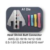 Crimping Tool Die-A1 Die for Heat Shrink Butt Connectors AWG