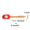 Christmas Spatula Set, 5 Pcs Kitchen Christmas Silicone Spatula Set