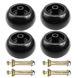 Mower Anti Scalp Deck Wheel for Bad Boy 022-5234-98 Toro 1-603299 68-2730 Kubota K5351-42110 K5371-42110 Exmark 103-4051 103-7263 Husqvarna 5391026-43 & Many Bore 5/8 Wheel Size 4 Pack