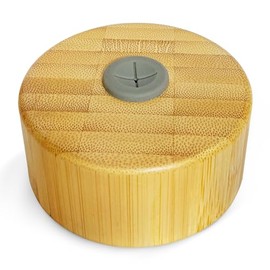 Fulbevy Bamboo Lid for 32 Oz Motivational Glass Water Bottles - Durable, Stylish and BPA-Free, Bamboo Top Replacement Cap Exclusive for Fulbevy Water Bottles