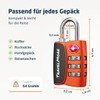TSA Locks with Opening Alarm Indicator | TSA Suitcase Lock