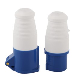 2Pcs 220‑250V Industrial Power Plug 3‑Pin 1‑Phase 16A 3 Hole Explosion‑Proof Plug