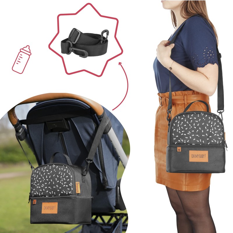 Badabulle Pick & Go Insulated Bag with Separate 2 Inner