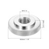 sourcing map 8Pcs M10 Knurled Thumb Nuts, 304 Stainless Steel